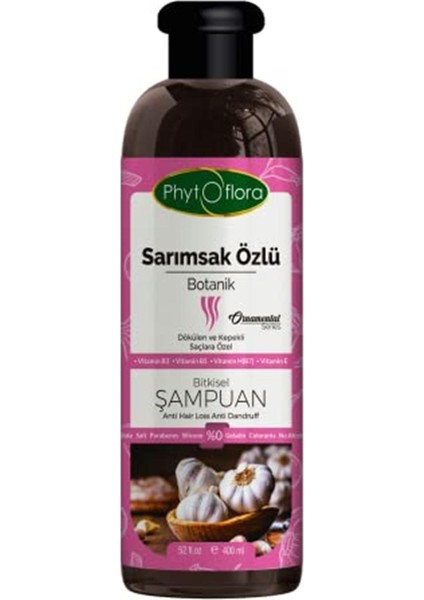 Tuzsuz Yağlı Ve Dökülen Ve Kepekli Saçlara Özel Sarımsak Özlü Bitkisel Şampuan