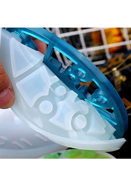 Reçine Epoksi Kalıp - Saat Kalıbı - 15x15 cm -Kod:1002 indirimleri