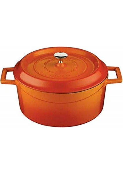Lava Döküm Yuvarlak Tencere, Trendy, 16CM