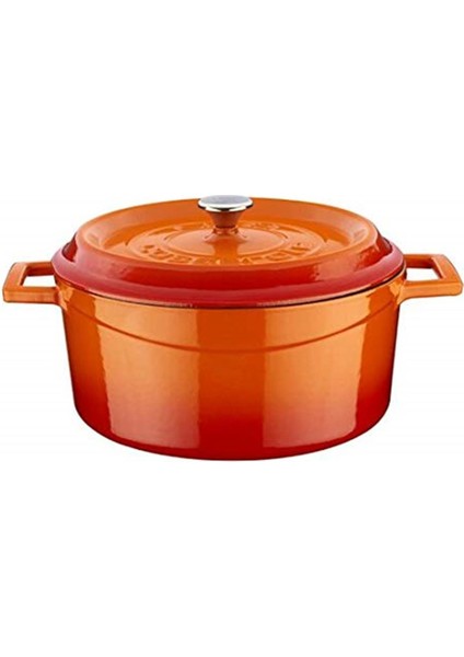 Lava Döküm Yuvarlak Tencere, Trendy, 16CM