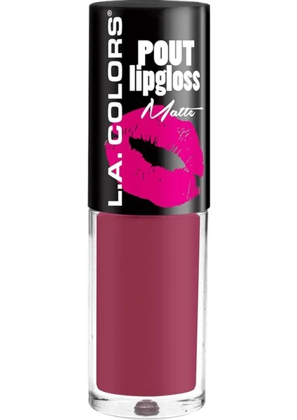 La Colors Pout Matte Lıpgloss-Kıssable