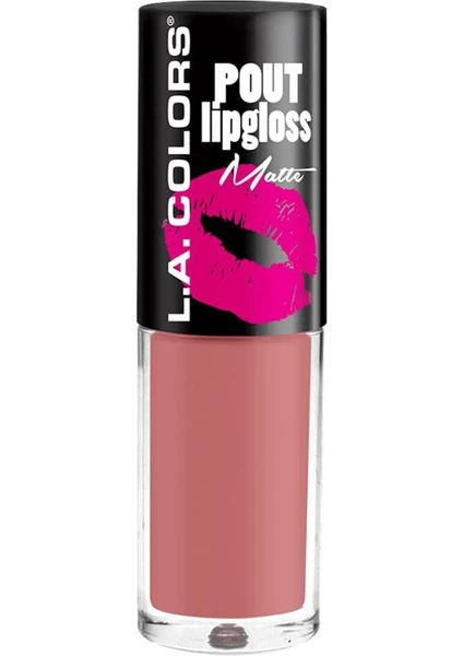 La Colors Pout Matte Lıpgloss-Let's Kıss