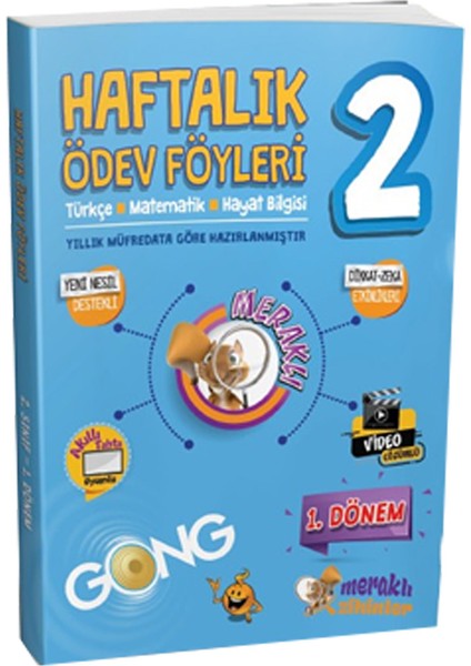 2. Sınıf Haftalık Ödev Föyleri 1. Dönem