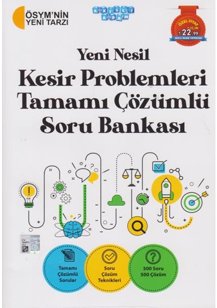 Yeni Nesil Kesir Problemleri Tamamı Çözümlü Soru Bankası