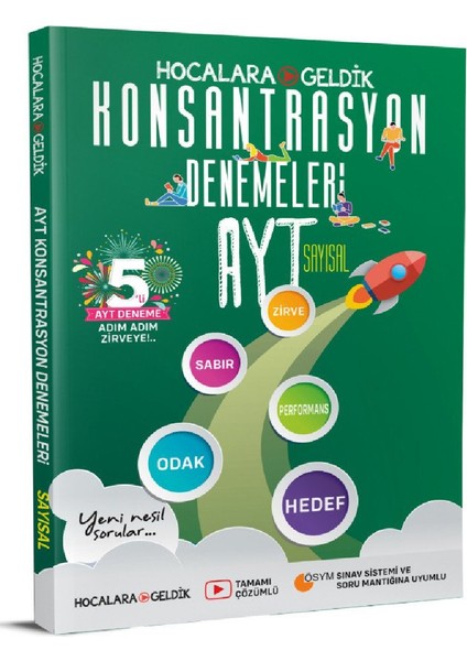 AYT Tamamı Çözümlü Eşit Ağırlık 5 Konsantrasyon Denemeleri