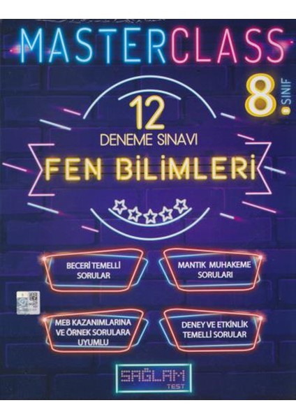 8. Sınıf Fen Bilimleri Masterclass 12 Deneme