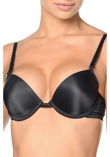 2350 Dolgulu Sütyen-Siyah