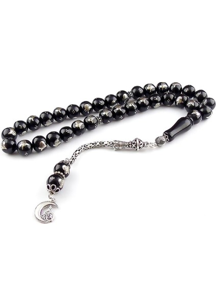 Osmanlı Tuğrası Işlemeli Gürcistan Oltu Tesbih