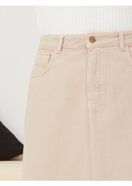 Kadın Etek Doğal Kumaş Uzun 90 cm Boy 37 cm Bel Ölçüsü Yaz Mevsimi İçin fırsatları