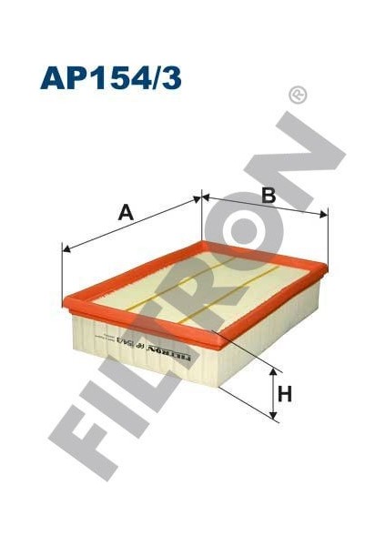 (FILTRONAP154/3)HAVA Filtresi Nıssan Navara (D40) 2.5-3.0 Dci 05=&gt; Pathfınder 2.5-3.0 Dci 05=&gt; (C28145)