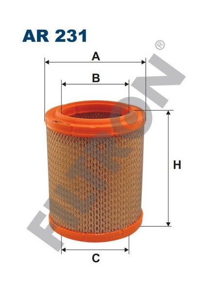 (FILTRONAR231)HAVA Filtresi Fıat Panda-Regata-Uno