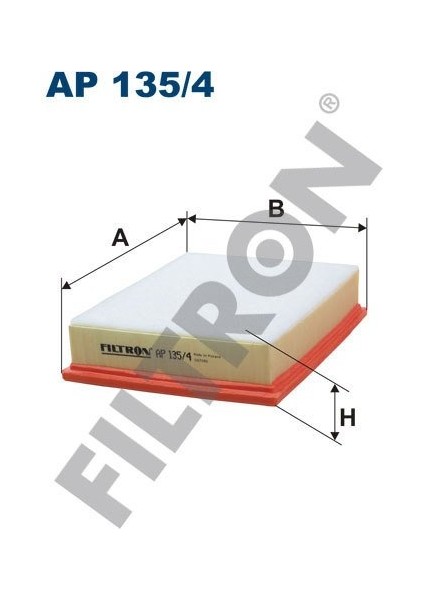 (FILTRONAP135/4)HAVA Filtresi Laguna Iıı 1.5 Dcı K9K 780 07=&gt; Laguna Iıı 2.0 Dcı M9R 07=&gt;