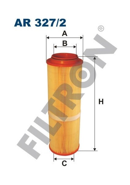 (FILTRONAR327/2)HAVA Filtresi Mercedes Vaneo 1.7 Cdi (414) (2002-2005) W168 A160 Cdi (1998-04) A170 Cdi (1998-2004)
