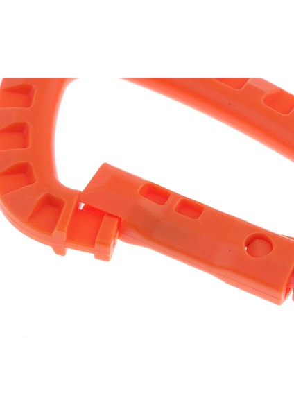 5 Adet Bahar Snap Carabiner Clip Hooks D-Ring Anahtarlık Sabit Plastik Keying Turuncu (Yurt Dışından)