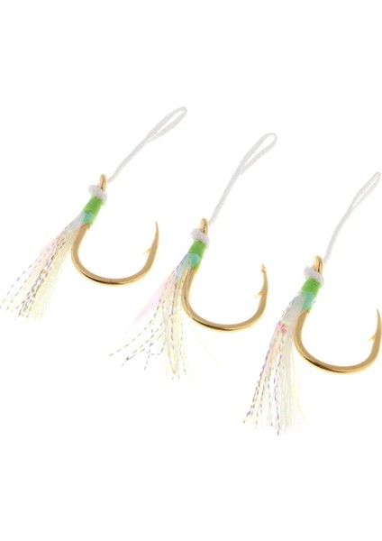 3x Balıkçılık Kancaları Jig Yem Aydınlık Naylon Hat 5-0 (Yurt Dışından) modelleri