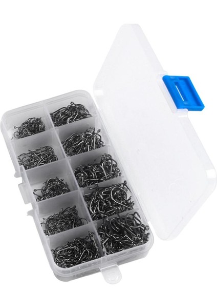 300 Adet 10 Beden Dikenli Balıkçılık Kanca Balıkçılık Keskinleştirilmiş Kanca (Yurt Dışından)