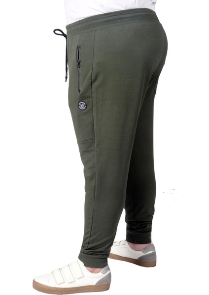 Büyük Beden Eşofman Altı Darpaça Zippered 22501 Haki fiyatları