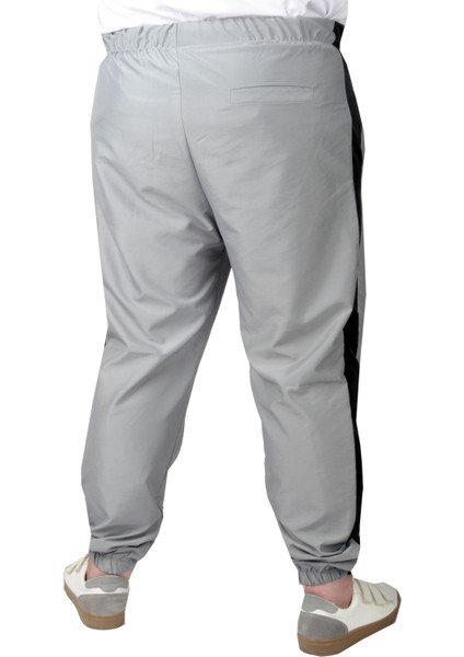 Büyük Beden Eşofman Altı Paraşüt 22511 Gri modelleri