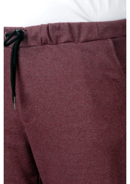 Büyük Beden Erkek Sweatpant Yancep 22514 Bordo