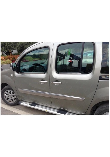Renault Kangoo Krom Cam Çıtası 4 Prç. 2008 Üzeri P. Çelik