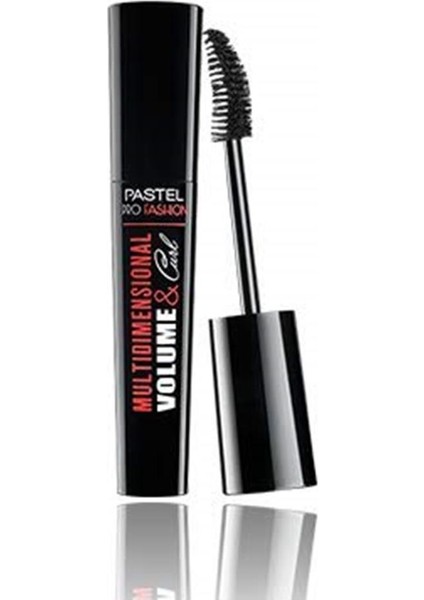 Profashion Multidimensional Volume & Curl Mascara Black, 12 ml
