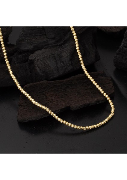 Top Altınlı 14 Ayar Zincir Kolye modelleri