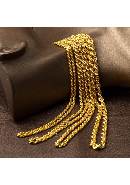 Halat 22 Ayar Altın Zincir - 50 cm indirimleri