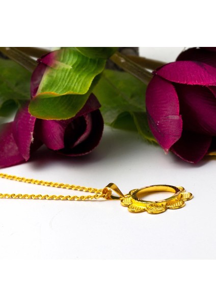 Papatya Çeyrek Altın Takılabilen Altın Kolye indirimleri