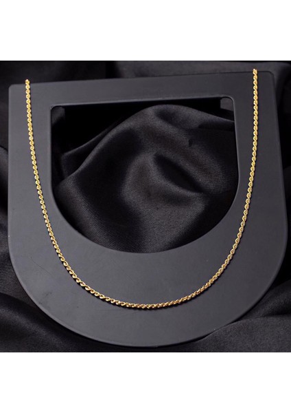 60 Cm. 14 Ayar Altın Burma Zincir fırsatları