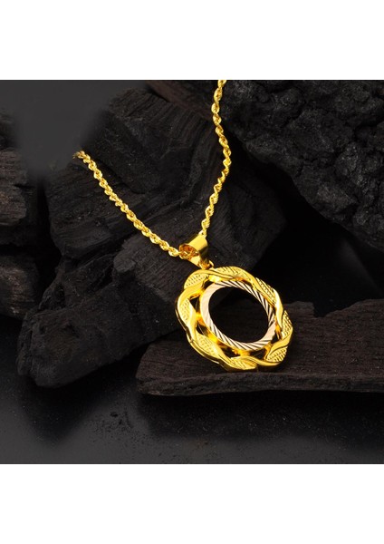 Çeyrek Altın Takılabilen Çerçeve Kolye fırsatları