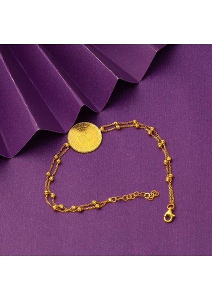 Çeyrek Altınlı 22 Ayar Top Zincirli Bileklik fırsatları