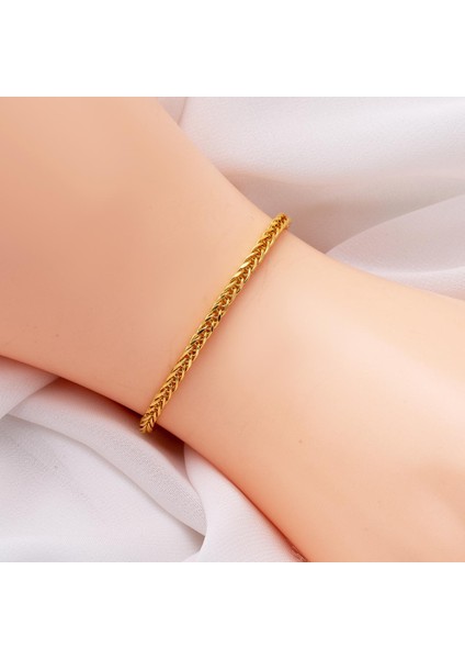 Zincir Kolye ve Bileklikli 14 Ayar Altın Takım fırsatları