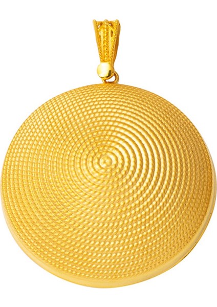 Beypazarı 14 Ayar Kolye Ucu - 3 cm Çaplı