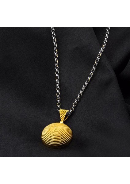Beypazarı 14 Ayar Kolye Ucu - 3 cm Çaplı