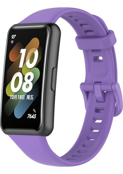 Huawei Band 7 Mor Için Silikon Saat Band (Yurt Dışından)