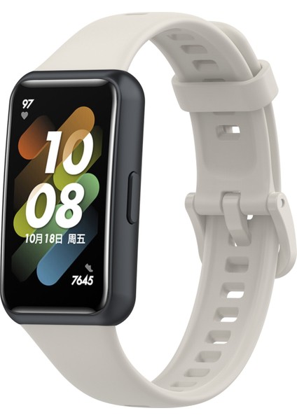 Huawei Band 7 Gri Için Silikon Saat Band (Yurt Dışından)