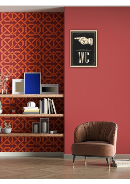 Wc Tuvalet Tabelası Parmak Işareti Ile Yönlendirme Tabelası
