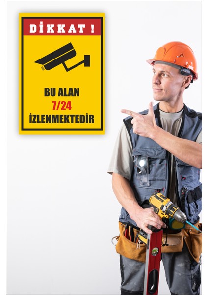 Iş Güvenliği Bu Bölge Kamera Ile Izlenmektedir Levhası fiyatları