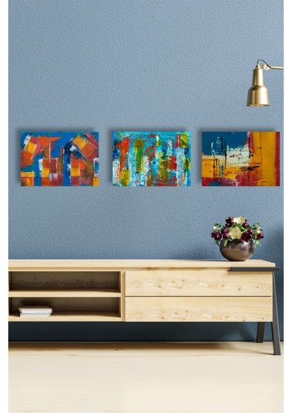 Dekoratif 3 Parçalı Dizayn Mdf Ahşap Tablo fiyatları