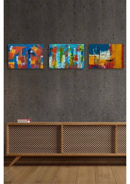 Dekoratif 3 Parçalı Dizayn Mdf Ahşap Tablo modelleri