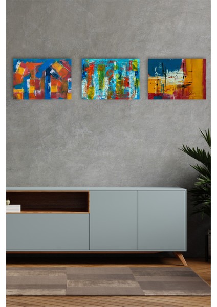 Dekoratif 3 Parçalı Dizayn Mdf Ahşap Tablo fırsatları