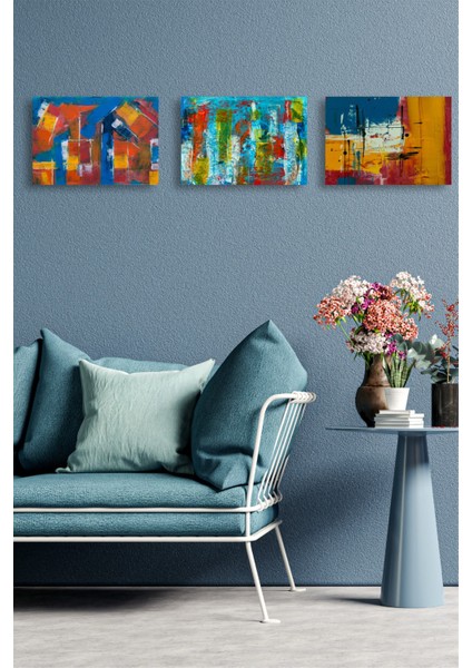 Dekoratif 3 Parçalı Dizayn Mdf Ahşap Tablo indirimleri
