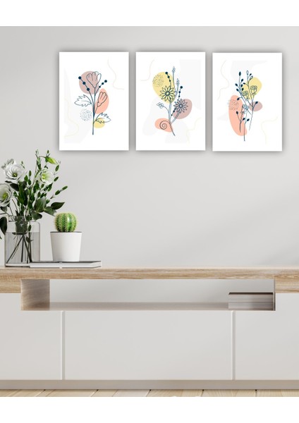 Dekoratif 3 Parçalı Mdf Ahşap Tablo fiyatları