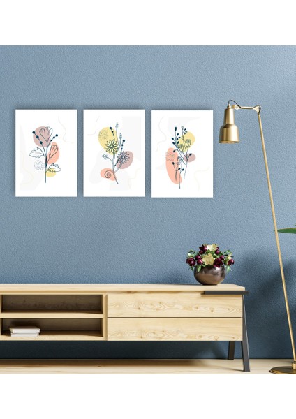 Dekoratif 3 Parçalı Mdf Ahşap Tablo modelleri