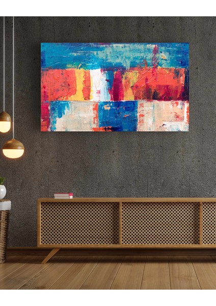 Çok Renkli Dağınık Mdf Kesme Tablo