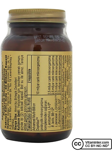 Advanced Multi-Billion Dophilus 60 Kapsül