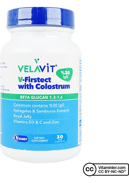 V-Firstect With Colostrum 30 Kapsül