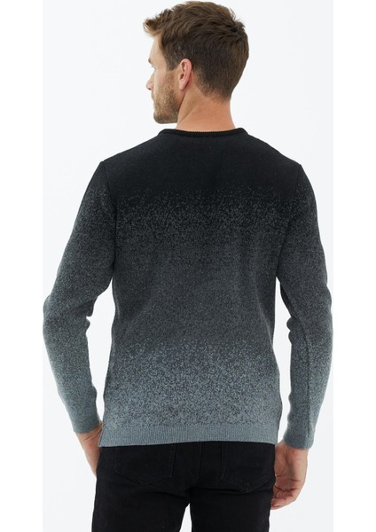 Sıfır Yaka Triko Kazak - Orta Gri fırsatları