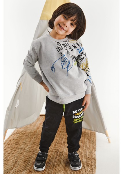 Be The Reason Someone Smiles Today Grimelanj Erkek Çocuk Eşofman Takım