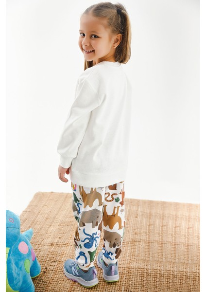 Gone Camping Krem Kız Çocuk Eşofman Takım indirimleri